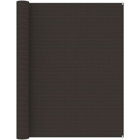 Tapis extérieur Tapis de tente  Tapis de Camping 250x350 cm Marron 43566
