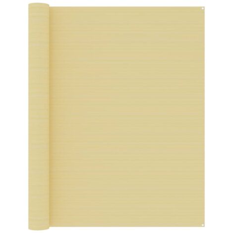 Tapis extérieur Tapis de tente  Tapis de Camping 250x400 cm Beige 81446