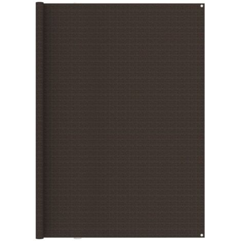 Tapis extérieur Tapis de tente  Tapis de Camping 250x500 cm Marron 38953