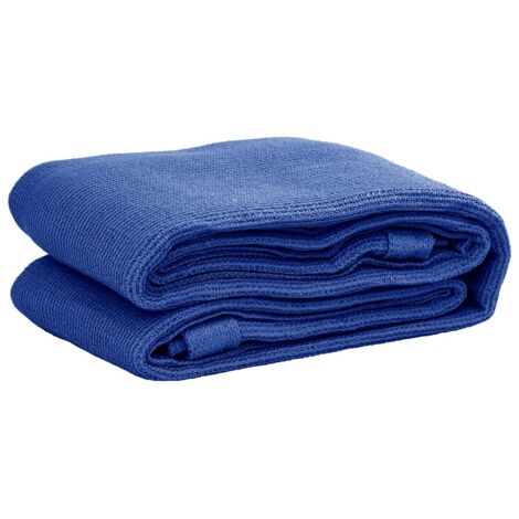 Tapis extérieur Tapis de tente Tapis de Camping 400x700 cm Bleu PEHD 45791