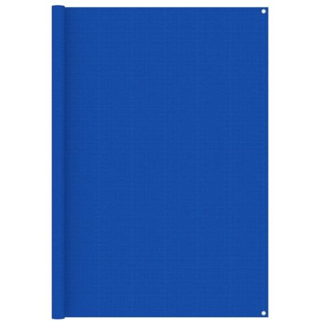 Tapis extérieur Tapis de tente Tapis de jardin 200x400 cm Bleu PEHD BZTE487469 MaisonChic
