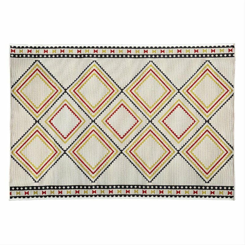 Silumen - Tapis Extérieur 100x150 cm Losange en Polypropylène