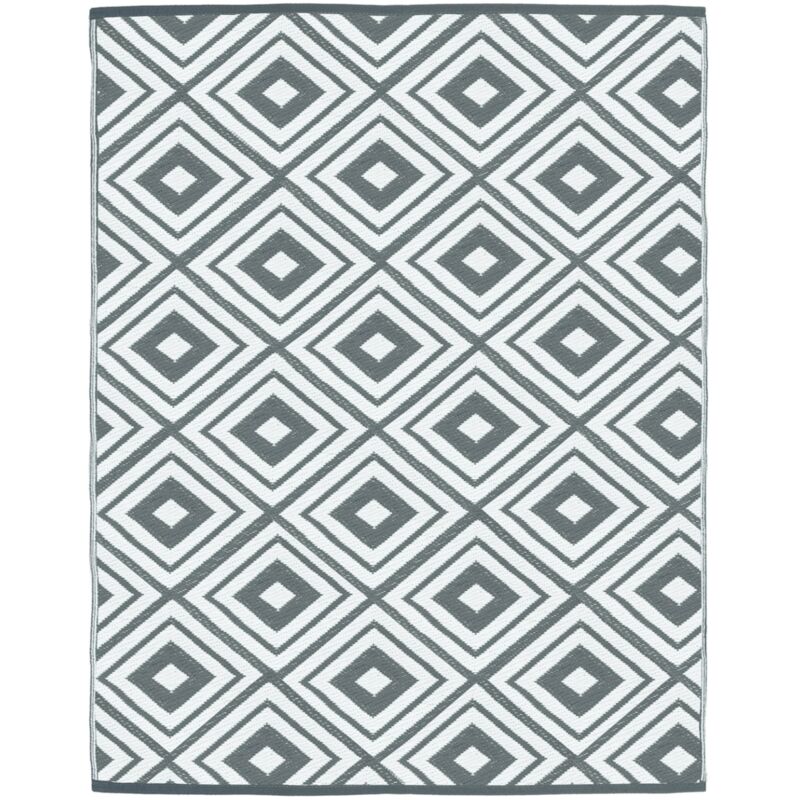 Idmarket - Tapis extérieur elma gris 270 x 370 cm