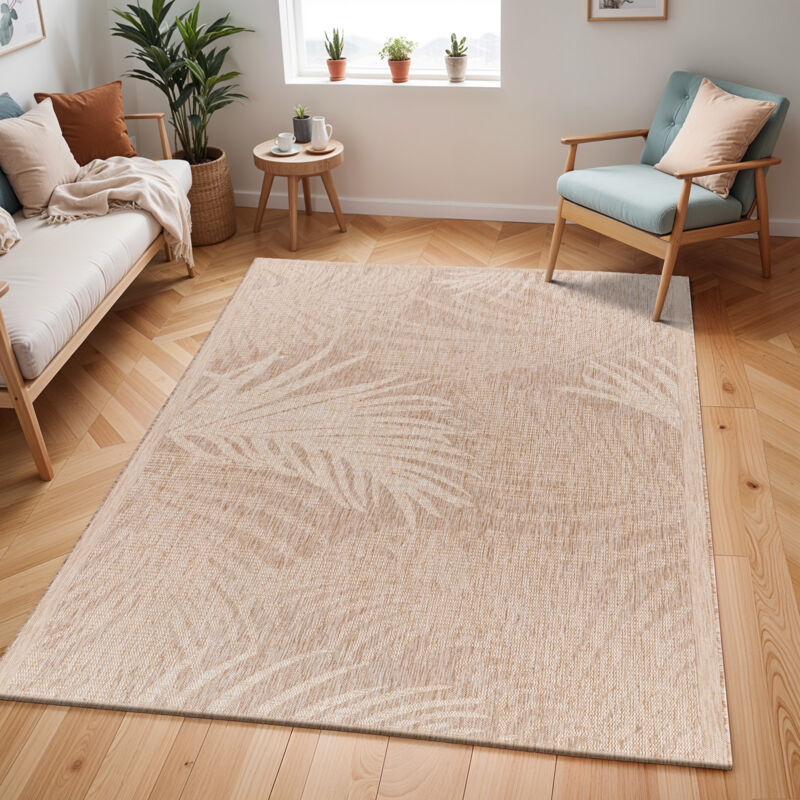Surya - Tapis d'Extérieur/Intérieur Aspect Jute Beige/Ivoire 200x275 cm
