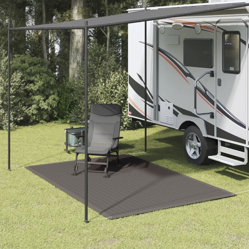 Maison Chic - Tapis extérieur Tapis de tente Tapis de Camping 250 x 200 cm Anthracite 68361