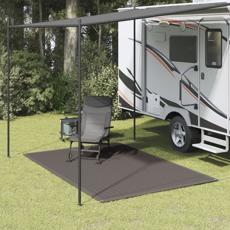 Maison Chic - Tapis extérieur Tapis de tente Tapis de Camping 250 x 300 cm Anthracite 92388