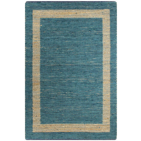 Tapis Fait à la Main Jute Moquette Carpette Multi-taille Multicolore vidaXL