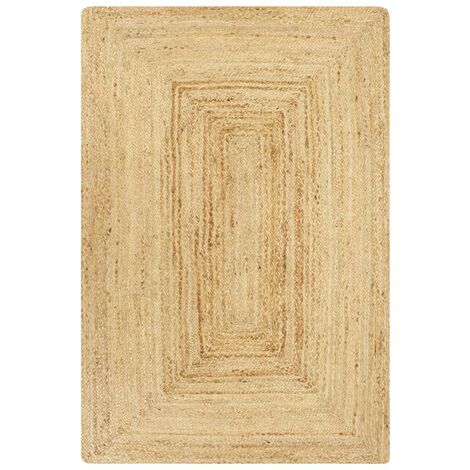 DESERTUM - Tapis tressé en jute naturel 160x230