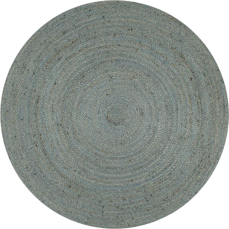 Vidaxl - Tapis fait à la main Jute Rond 150 cm Vert olive