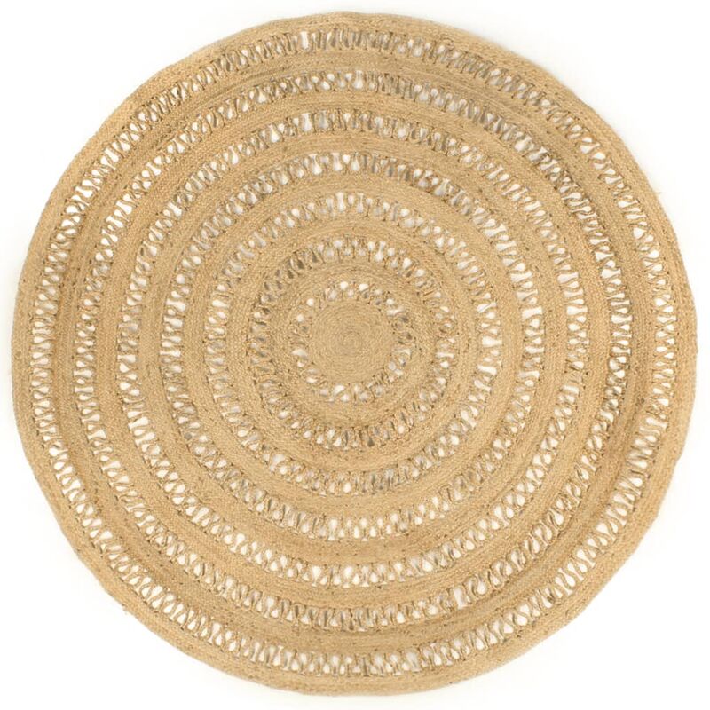 Tapis fait à la main Jute tressée 240 cm Vidaxl