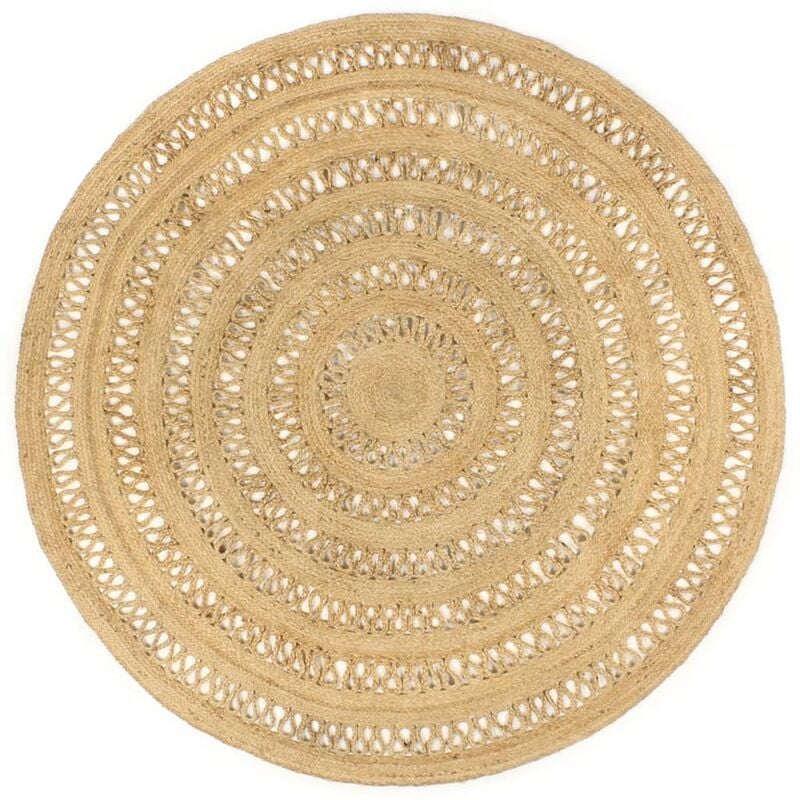 Tapis fait à la main Jute tressée 180 cm Vidaxl