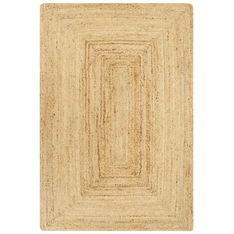 LONGSAO Grande Tapis Ovale Coussinets et protecteurs, Tapis pour Chambre,  Salon, Cuisine, Salle à Manger Symétrie Orange-Blanc，160 x 160 cm