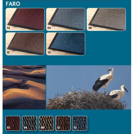 Tapis Faro Marron 12       40x60 - Mercury