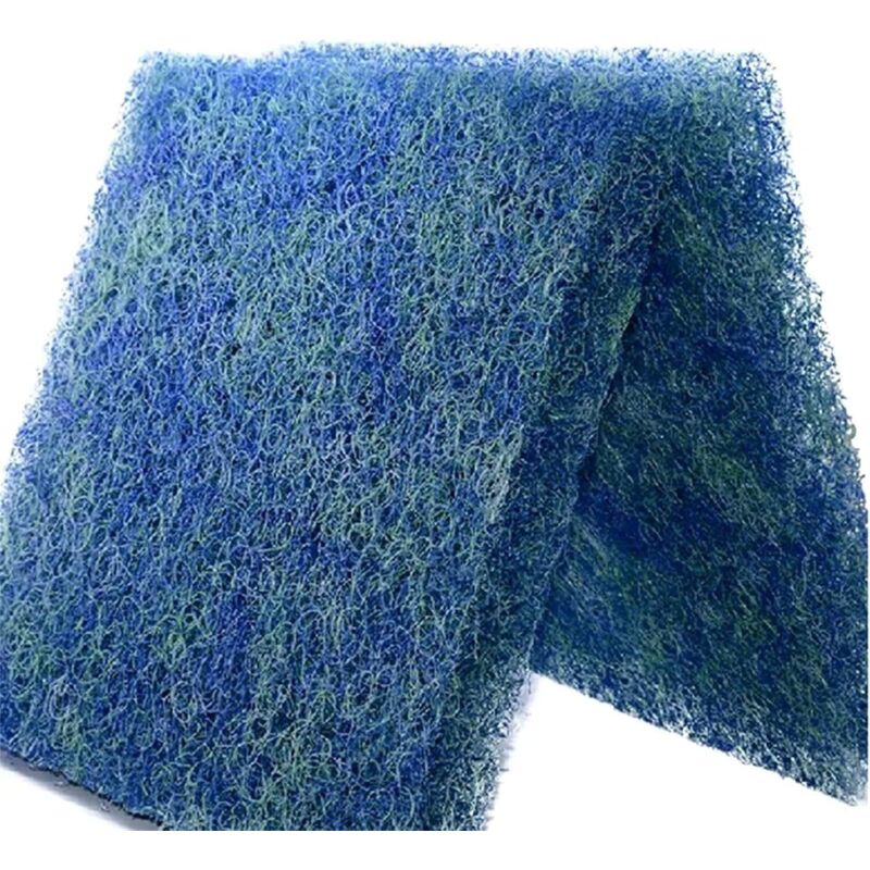 Tapis filtrant de bassin de qualité supérieure pour aquarium Koi, éponge biochimique 50 x 25 x 4 cm