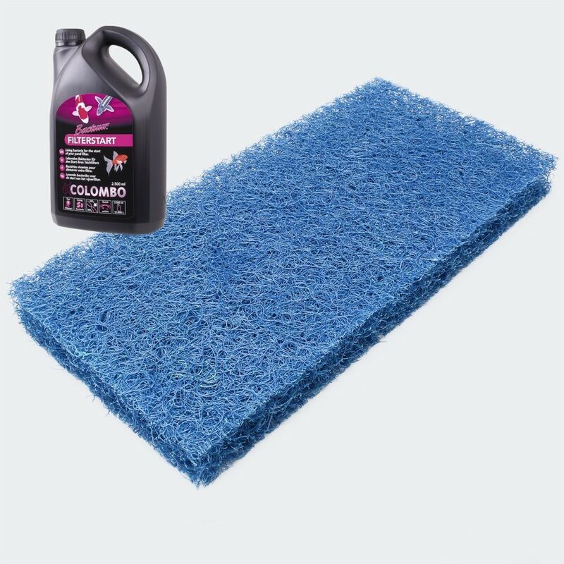 Tapis Filtration Japonais + bactéries 1000ml Bassin De Jardin : 44 x 22 x 3.8 cm