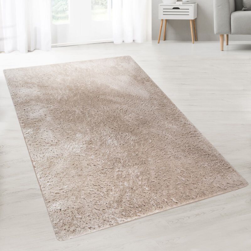 Karat - Tapis flokati Élite Beige clair 1205 140 x 200 cm