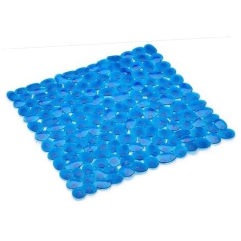 Tapis fond de baignoire PEBBLE 54x54cm Bleu clair Spirella