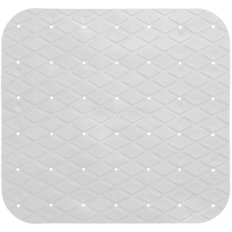 Tapis Fond de douche anti-dérapant Blanc 50 x 50 cm - Five