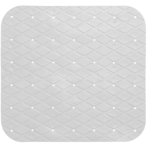 Tapis Fond de douche anti-dérapant Blanc 50 x 50 cm - Five