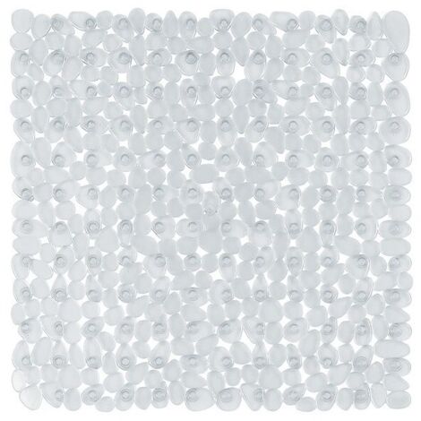 Tapis Fond de douche PVC RIVERSTONE 54x54cm Clair Spirella