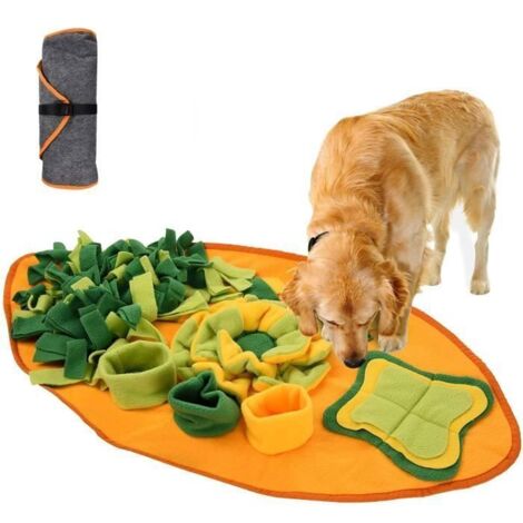 Tapis fouille,Tapis de Fouille Chien, Tapis de Fouille Chiot Lavable, Tapis Snuffle Chien Pliable, Chien Snuffle Mat Confortable