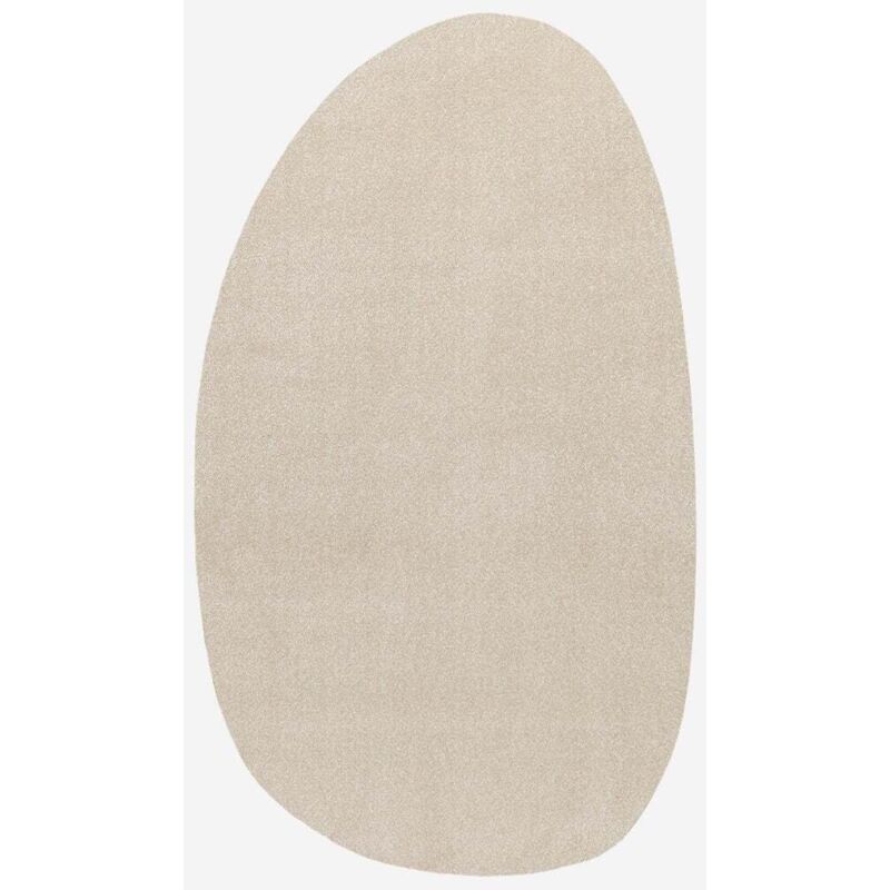 Tapis frisée uni design moderne Milano stone CRE101
