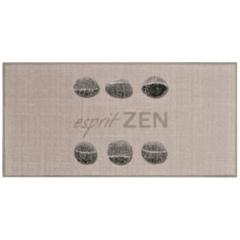 Tapis Galets "Esprit Zen" 50x120cm Beige