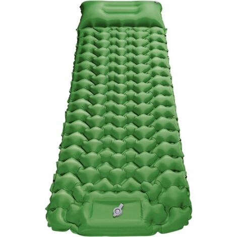 Tapis gonflable ultra léger pour randonnée en plein air, 193x68x8 cm, léger et portable pour le camping, tapis gonflable résistant à l'humidité