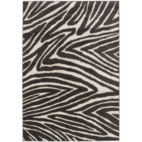 Tapis graphique à motif zébré - 120x170cm - Zebra