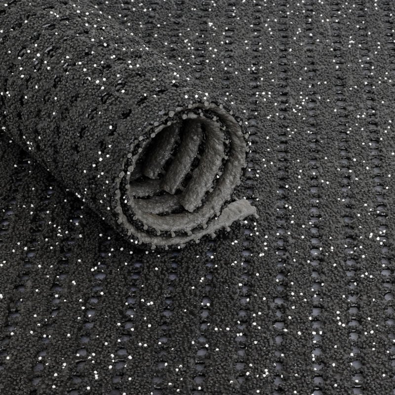 Tapis grattant avec granulés - Tapis antidérapant en rouleau - Anthracite - Largeur 90 cm