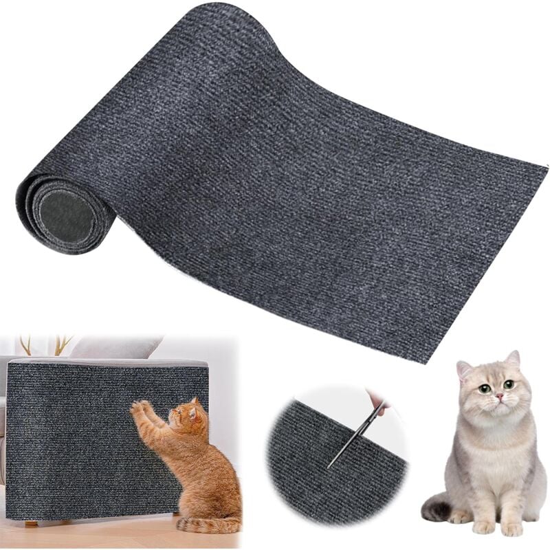Cyslmuk - Tapis griffoir pour chat - Tapis griffoir pour chat - Autocollant - Planche à gratter pour chat - Tapis à gratter pour chat - Pour protéger