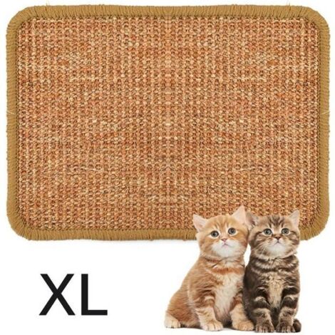 Tapis Griffoir Pour Chats - Nature Surface En 100% Fibres Naturelles Sisal Taille Xxl 4060Cm - Couleur Aléatoire