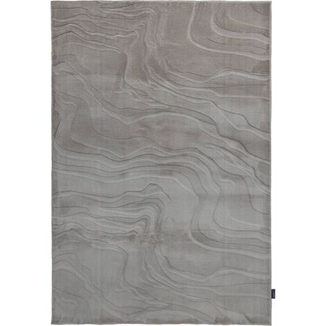Tapis gris cosmic doux à relief et facile d entretien - 230 x 160 cm