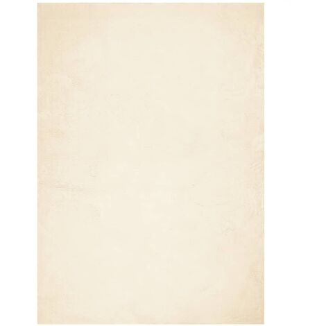 Tapis HUARTE à poils courts doux et lavable crème 160x230 cm