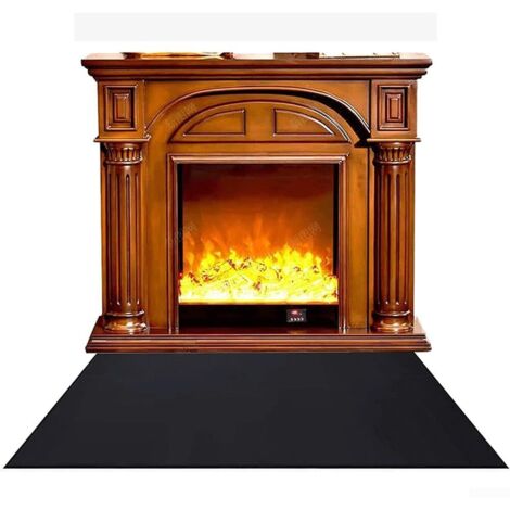 Tapis ignifuge haute performance pour protéger les sols des cendres de cheminée et de la graisse de barbecue