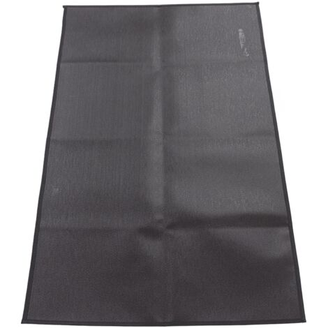 Tapis ignifuge pour barbecue, noir, résistant aux hautes températures - Protection terrasse et jardin extérieur