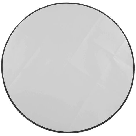 Tapis ignifugé rond de 91 cm (36 pouces) résistant aux hautes températures pour foyer extérieur.