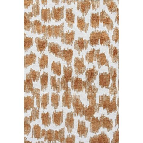 Tapis ikat doré antidérapant intérieur extérieur - 200 x 280 cm