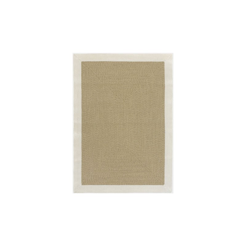 Décoweb - Tapis imitation fibres naturelles extérieur et intérieur - Provence - Aspect jute - 200 x 290 cm
