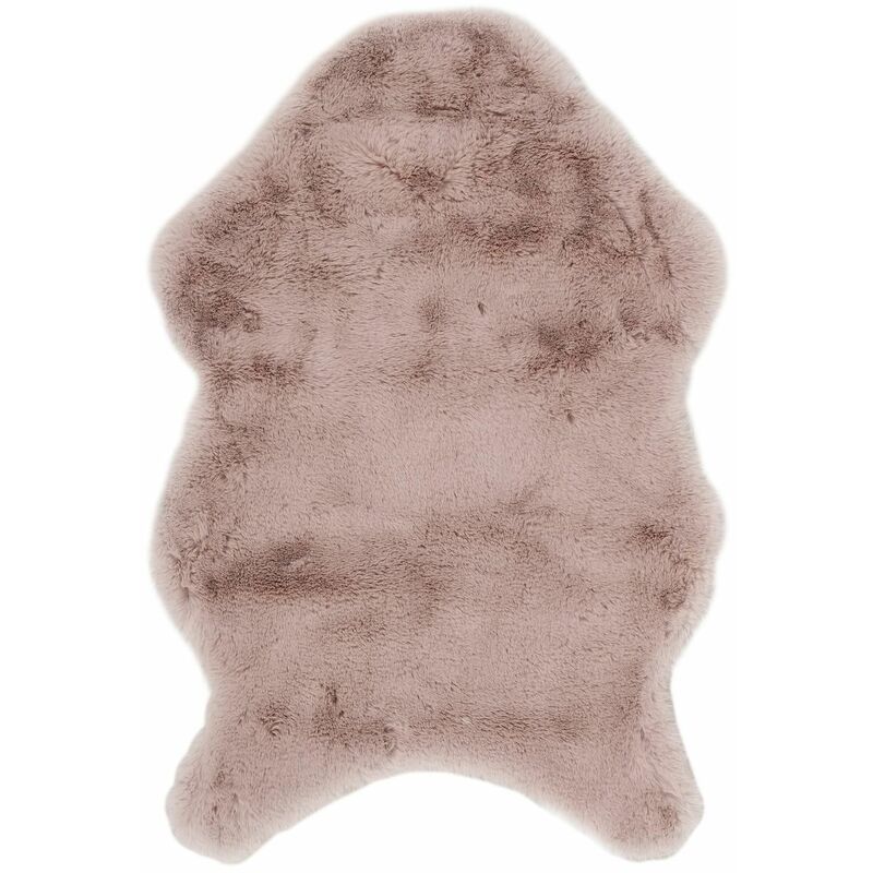 Tapis imitation fourrure poils fins