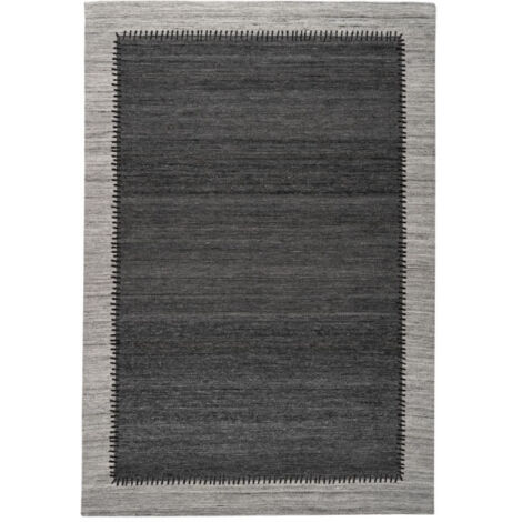 Tapis Imprimé à Poils Courts "Phoenix" Anthracite 160 x 230 cm