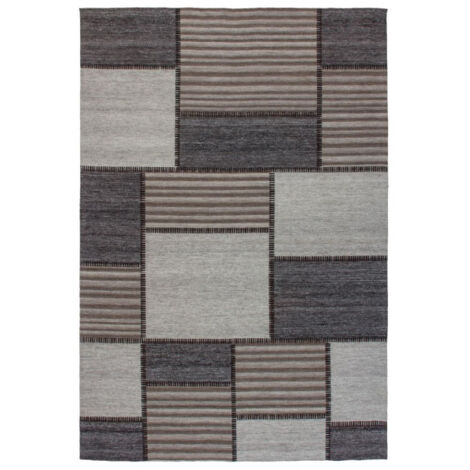 Tapis Imprimé Jacquard "Phoenix" Naturel & Crème 80 x 150 cm