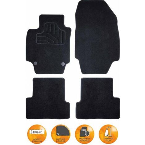 Tapis Incar Tesla Model 3 2019 - Incar moquette noir