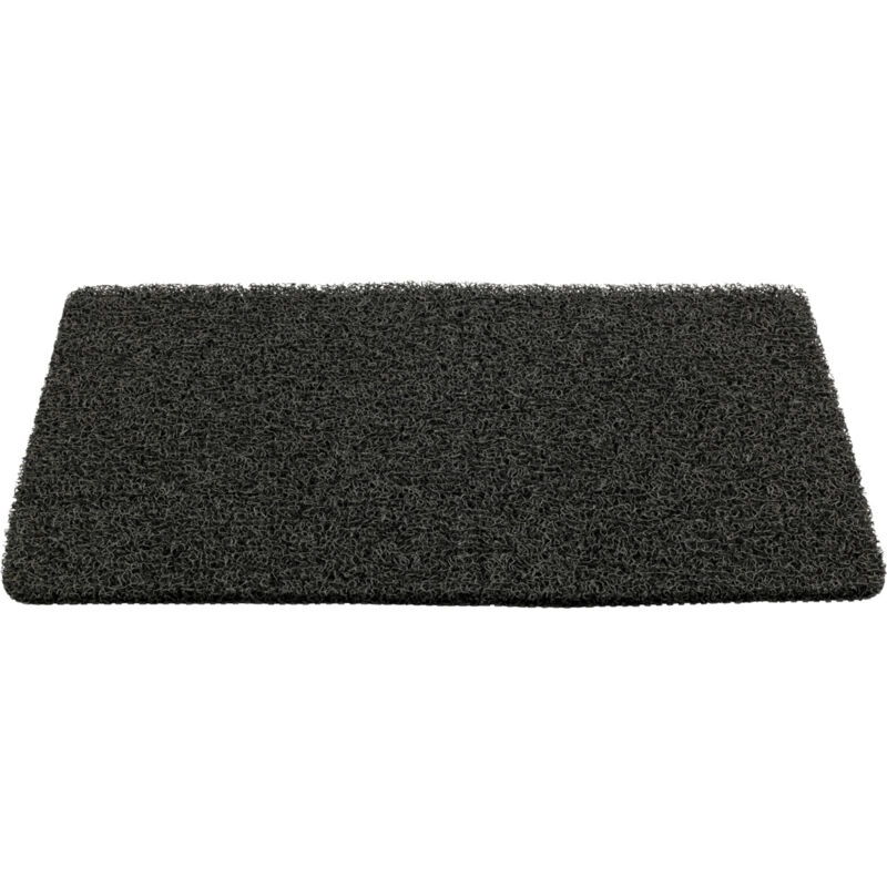 Wenko - Tapis Salle de bain antidérapant, Tapis de bain intérieur et extérieur, Loop, Plastique, 40x60 cm, Gris