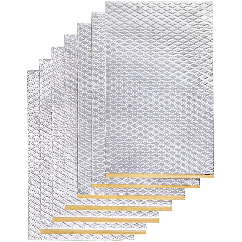 Tapis insonorisant pour voiture Mophorn 50 mil 4,8 m², amortisseur de bruit automobile en butyle, isolation du bruit et des vibrations pour véhicule