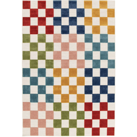 Tapis intérieur et extérieur à motif géométrique - 120x170cm - Addo