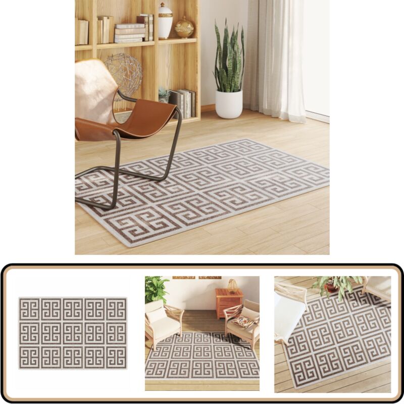 Vidaxl - Tapis intérieur extérieur à poils courts 120x180cm antidérapant - Tapis D'intérieur - Tapis D'extérieur - Tapis Design - Tapis Moderne