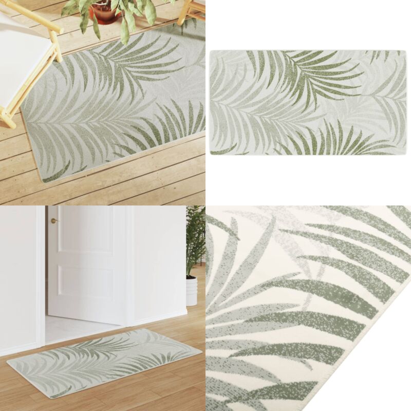 Vidaxl - Tapis intérieur extérieur à poils courts 80x150 cm antidérapant - Tapis Interieur - Tapis Exterieur - Tapis Design - Tapis Vert - Tapis