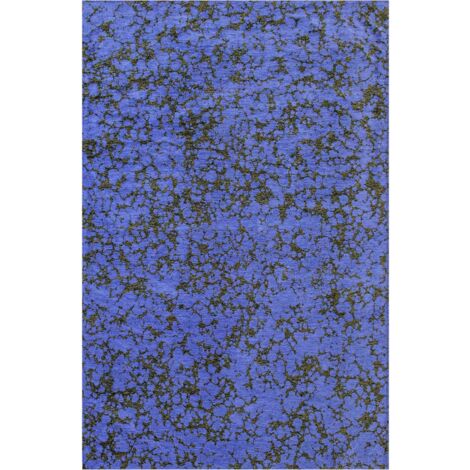 Tapis intérieur extérieur bleu antidérapant style nuage - 240 x 340 cm
