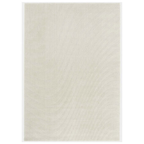 Tapis intérieur - Nazaré - Lignes écru et beige naturel - 80 x 150 cm